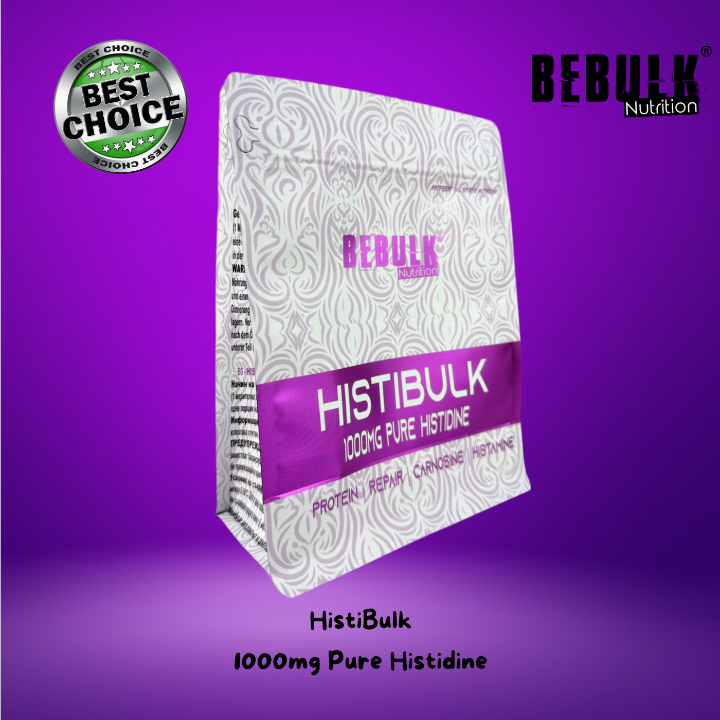 HistiBulk - Histidin - BeBulk Nutrition