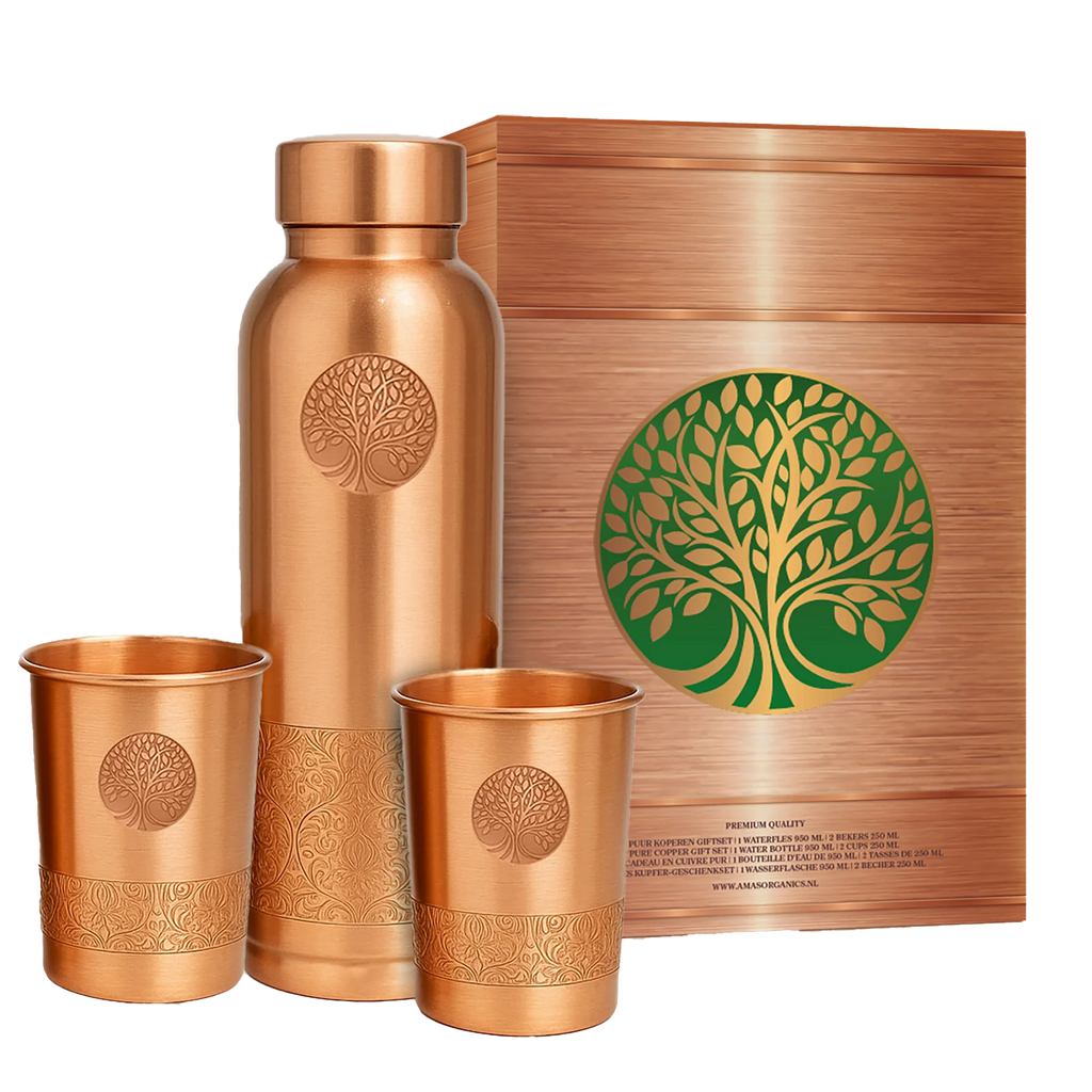 Kupferglas-Set