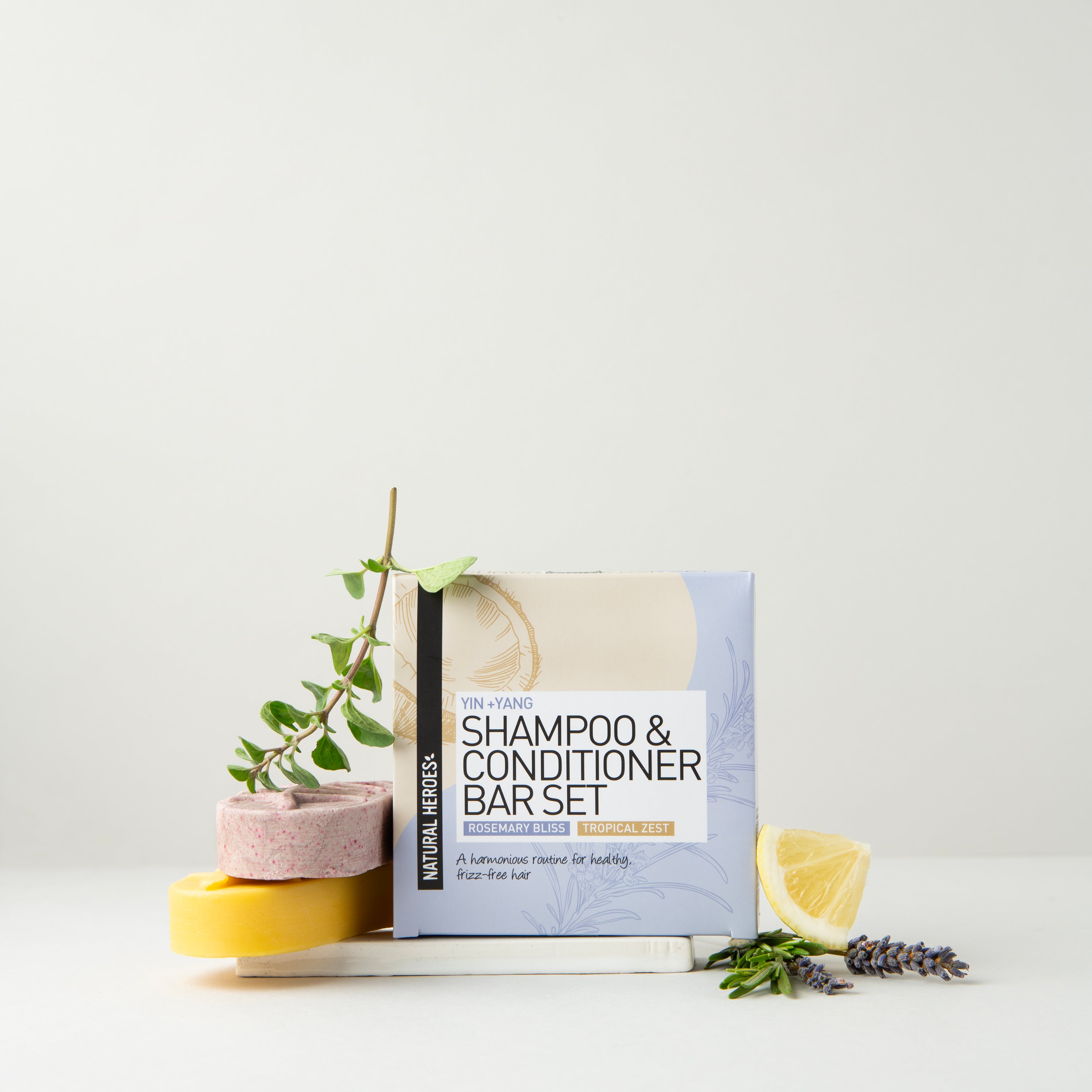 Shampoo- und Conditioner-Bar-Set