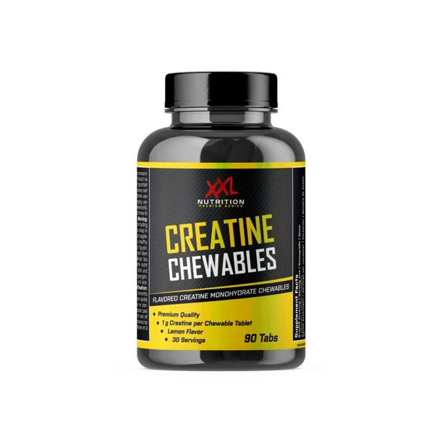 Creatine Monohydraat - 1000 mg - 90 kauwtabletten - XXL Nutrition