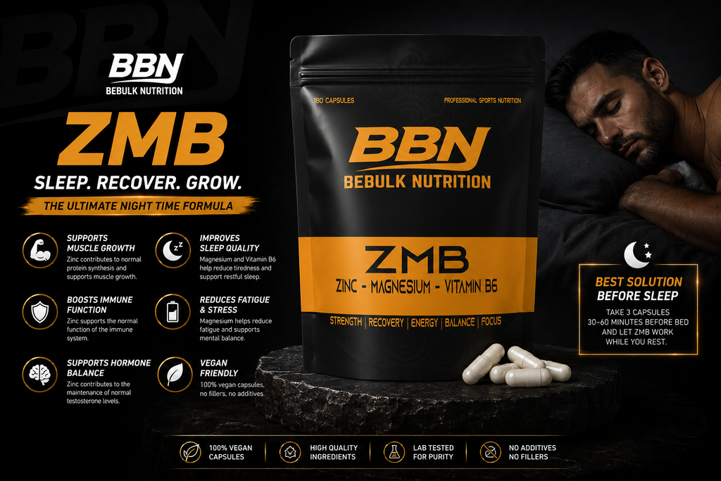 ZMB – Zink, Magnesium & Vitamine B6 - BeBulk Nutrition