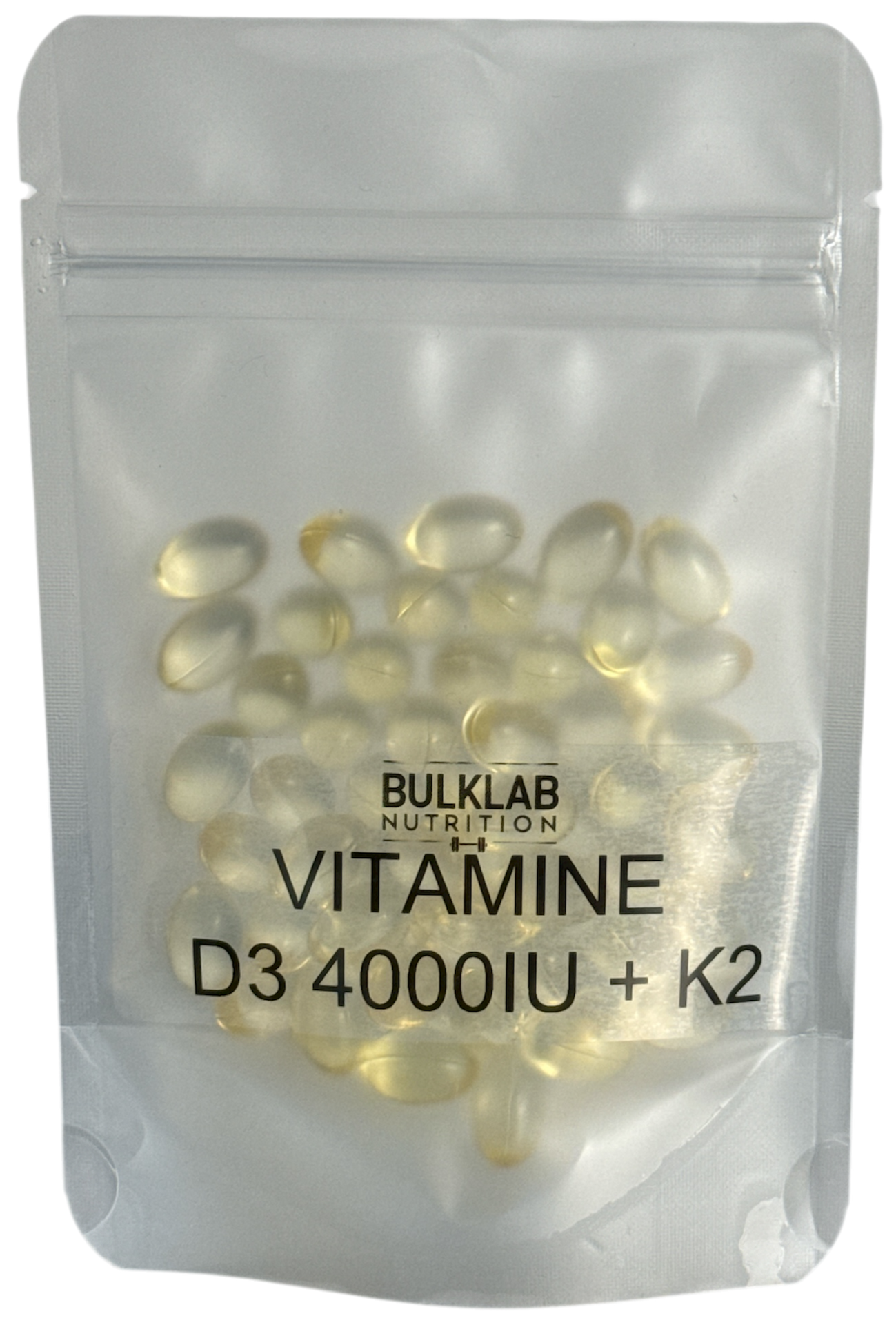 Vitamin D3 4000 IE + K2 100 mcg MK7 – Softgels – BulkLab Nutrition
