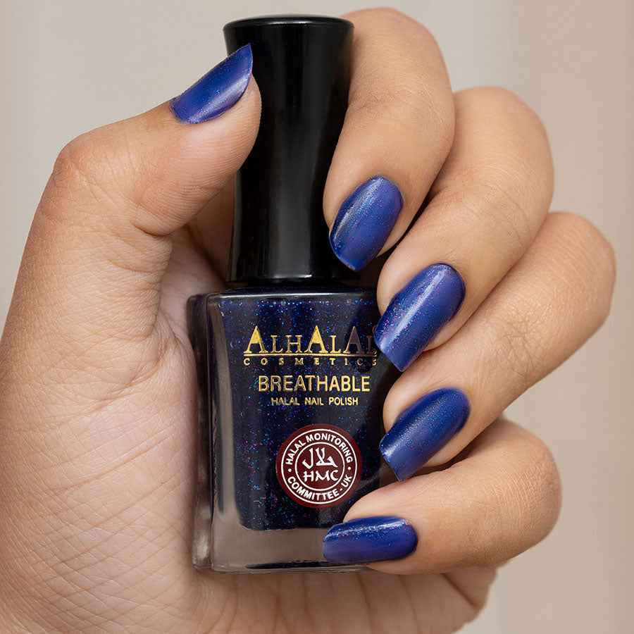 Nagellack mit Glitzern
