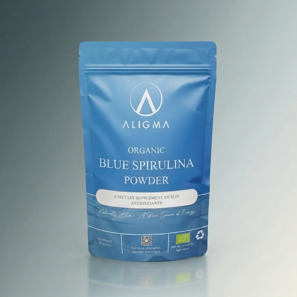Organisches Blaues Spirulina-Pulver 75g