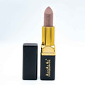 Alhalal Cosmetics brauner Lippenstift mit Samtfinish und goldenem und schwarzem Ärmel