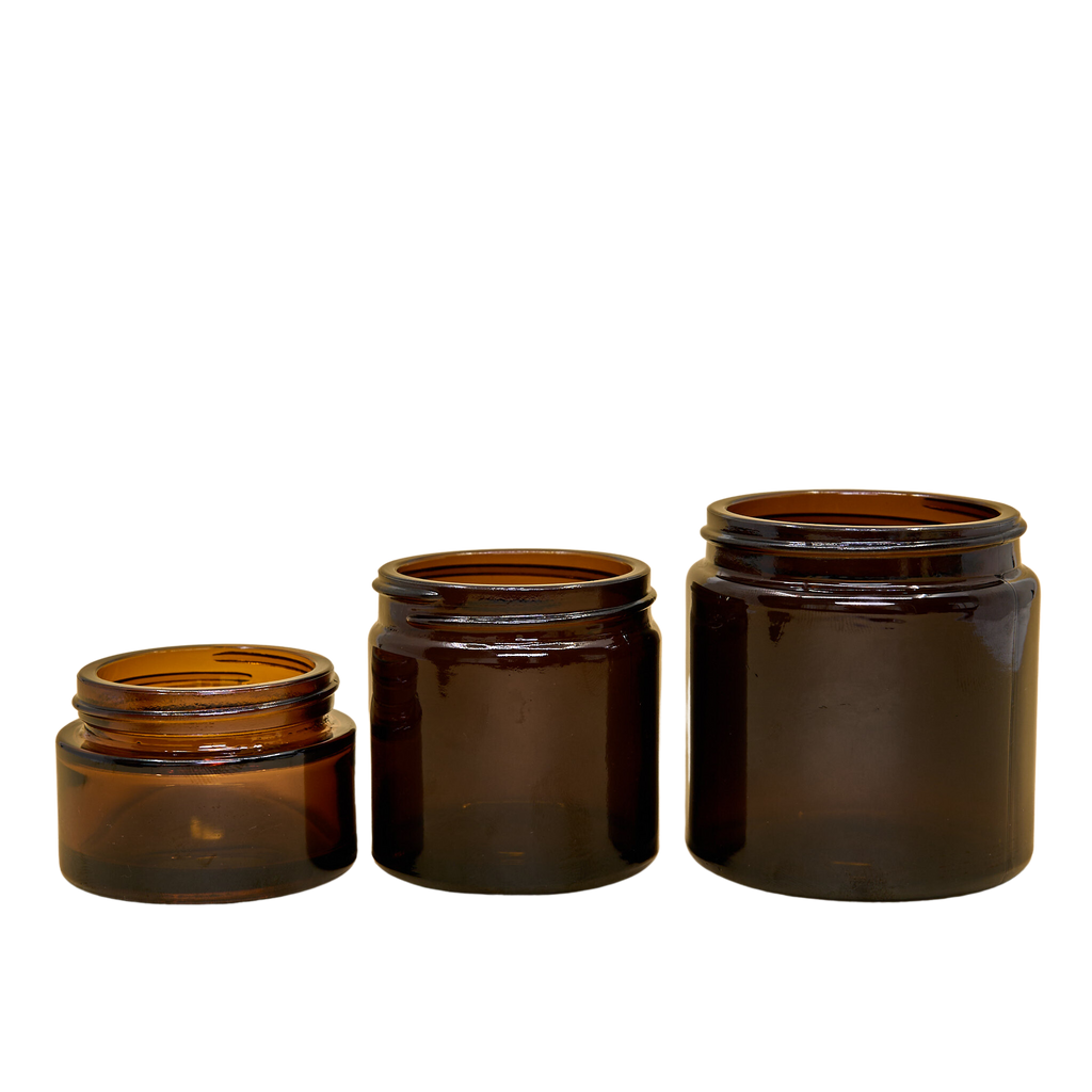 Glass Jar – Braun (inklusive Kappe)