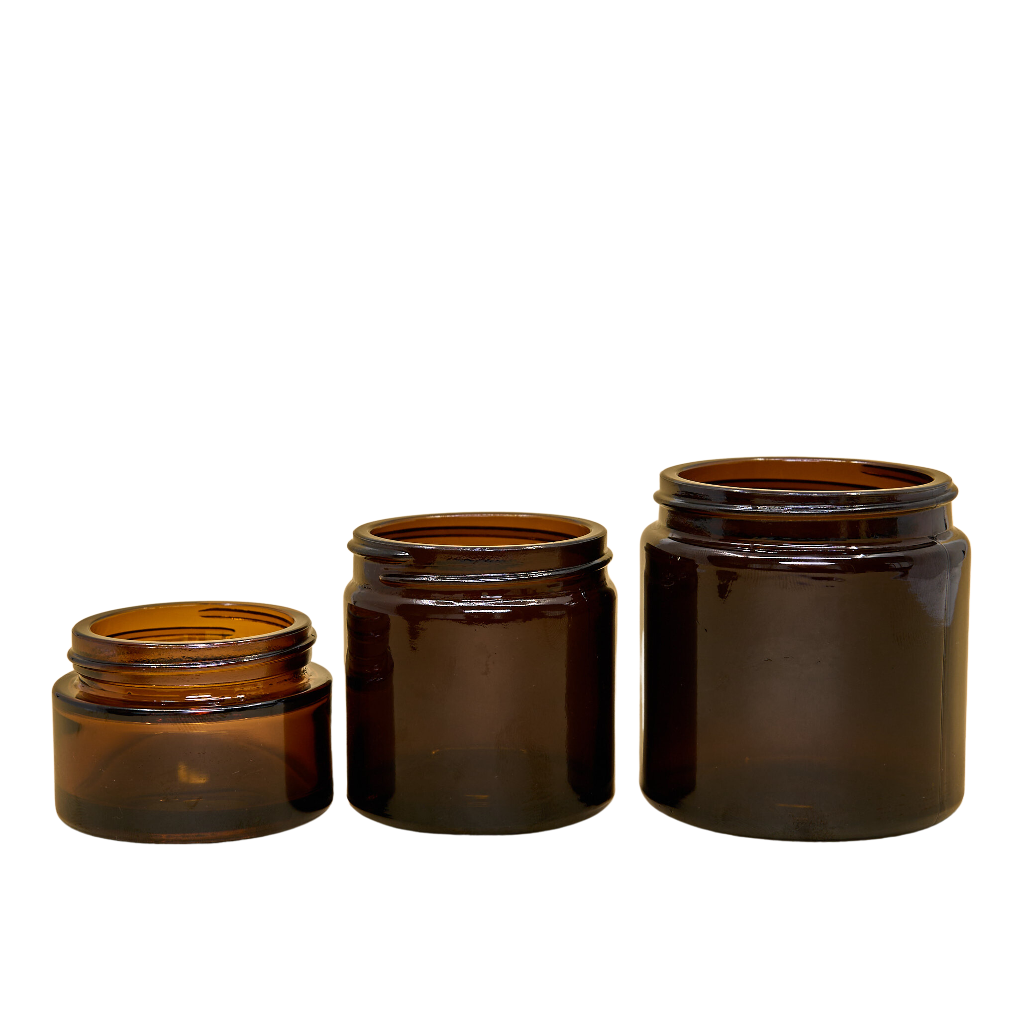Glass Jar – Braun (inklusive Kappe)