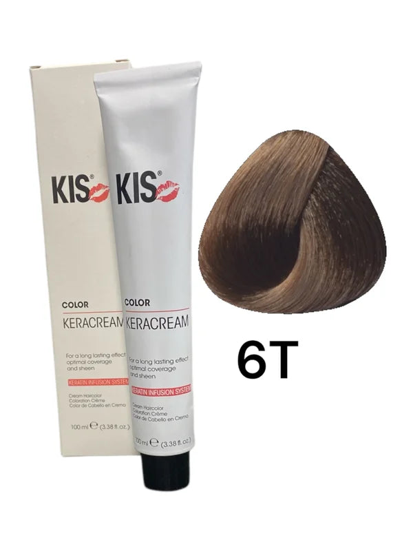 KIS 6T - Donker Tabak KeraCream Color Haarverf 100ml.