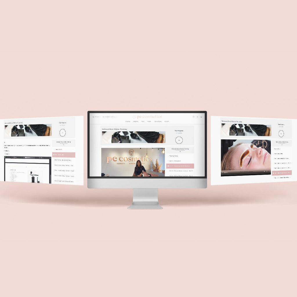 Airbrush Brow Online-Schulung (verschiedene Sprachen)